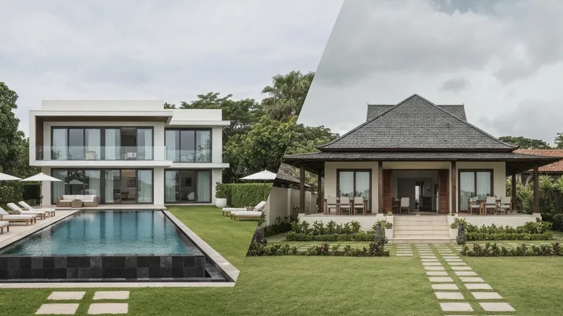 Luxury villa rentals versus budget options